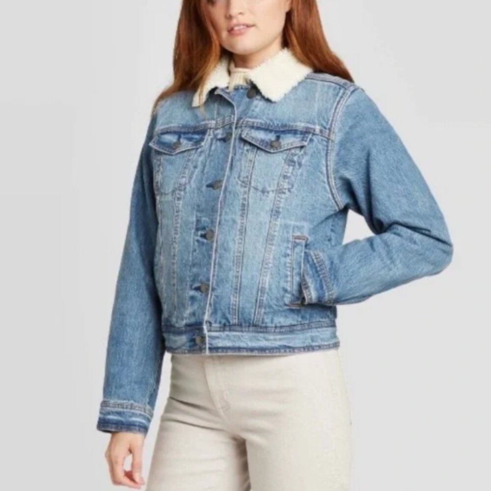 Universal Thread Cream Sherpa Jacket